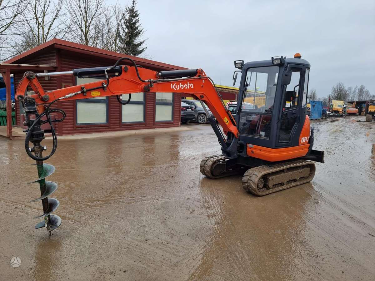 Kubota KX 61-3, мини-экскаваторы