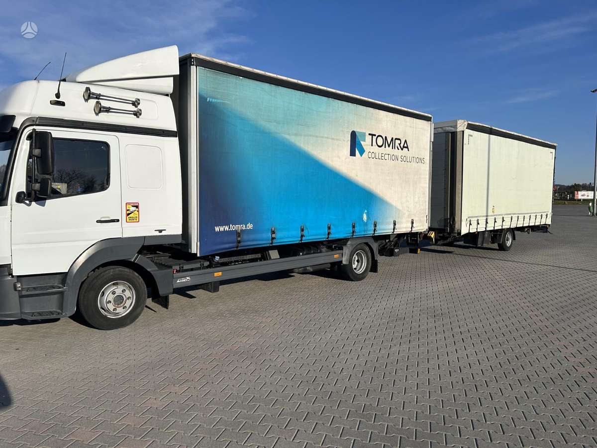 Mercedes-Benz Atego, бортовые с шторами
