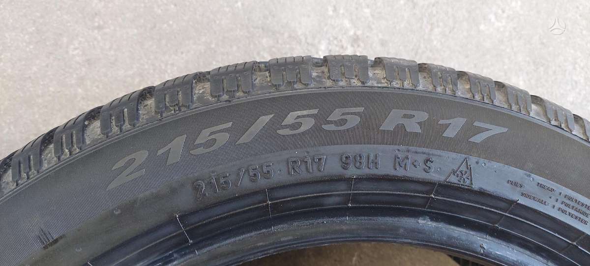Pirelli, зимние 215/55 R17