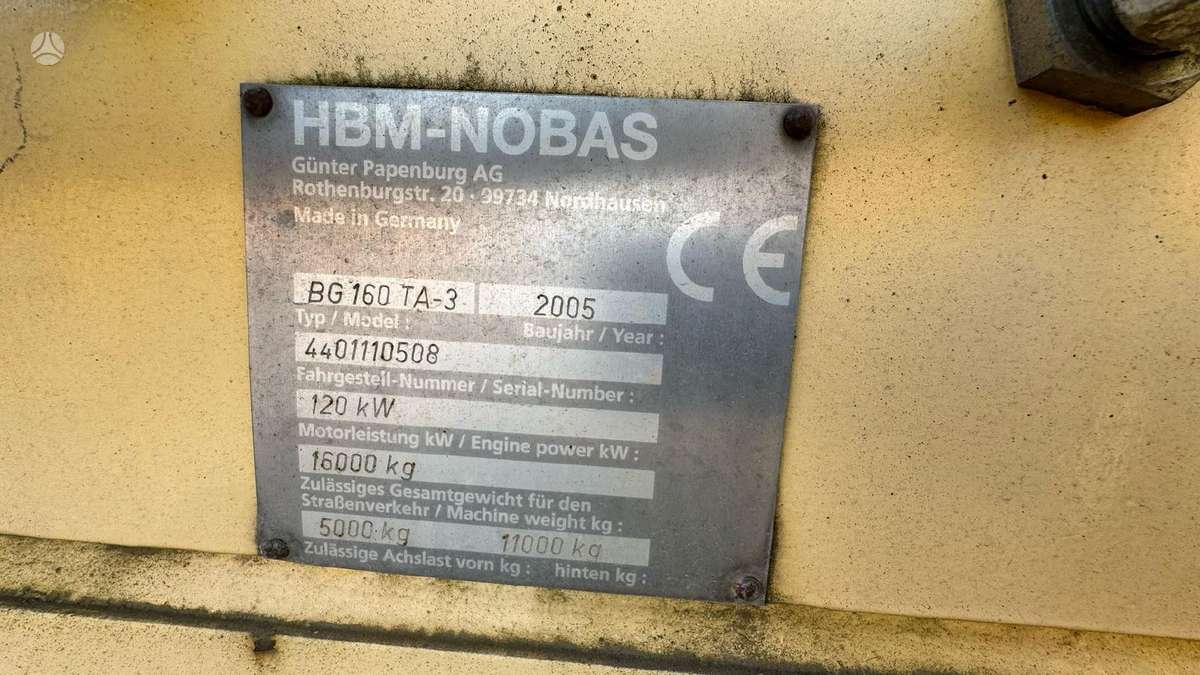 HBM BG160TA-3, грейдеры