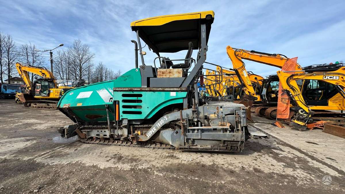 Vögele Super 1800-2, paving machinery