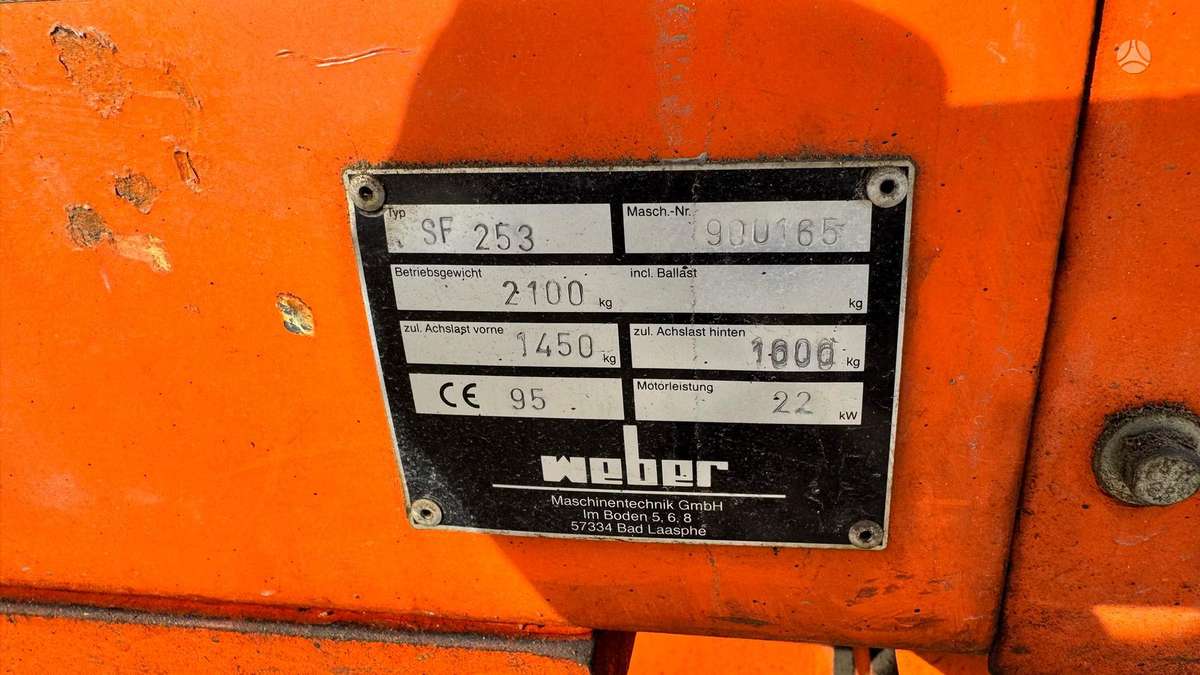 Weber SF253, дорожнo-строительные машины