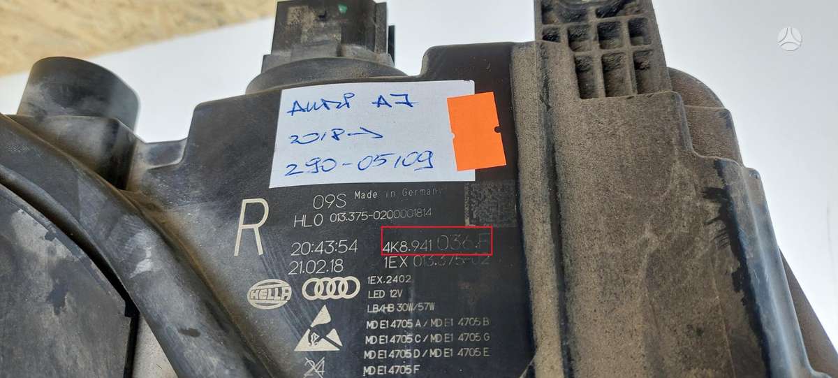 Audi A7, 4K8941036F, Cen22892