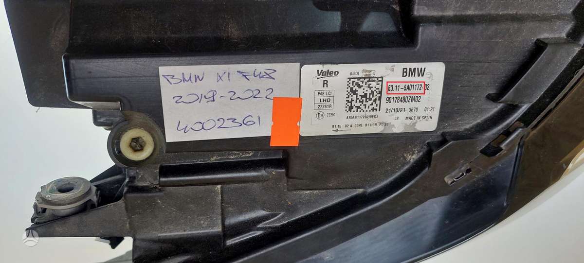 BMW X1, 63115A01172, Cen22902