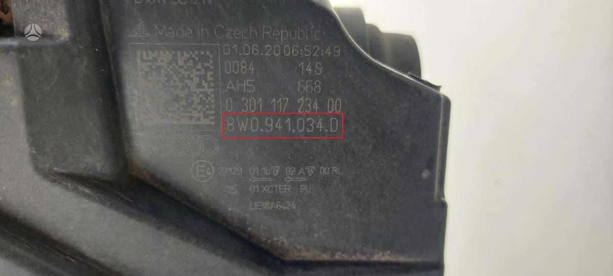 Audi A4, 8W0941034D, Cen23023