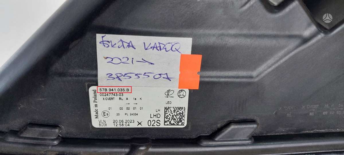 Skoda Karoq, 57B941035B, Cen23059