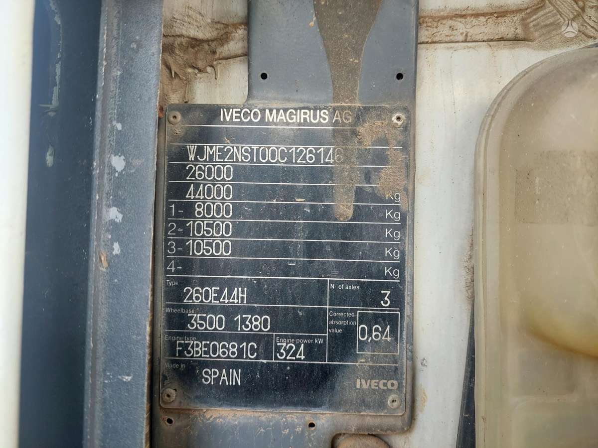 Iveco MP260E44, savivarčiai