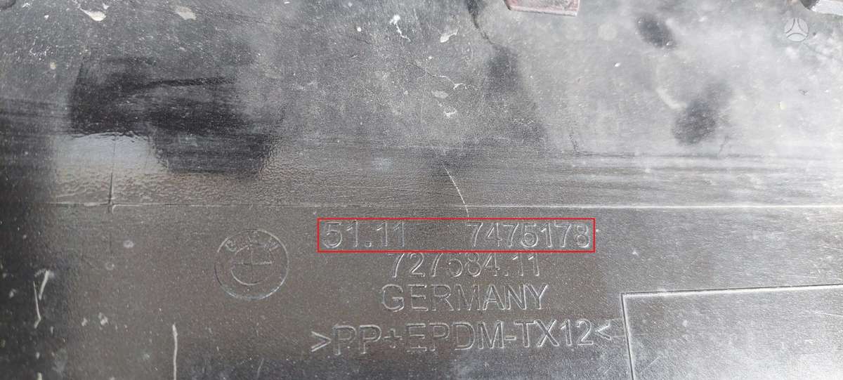 BMW 7 serija, 51117475178, Cen23088