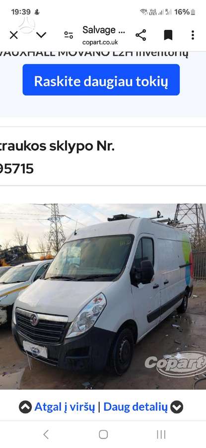 Opel Movano, preču