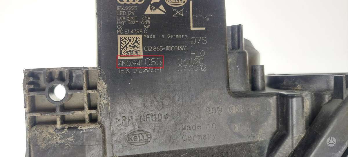 Audi A8, 4N0941085, Cen22800