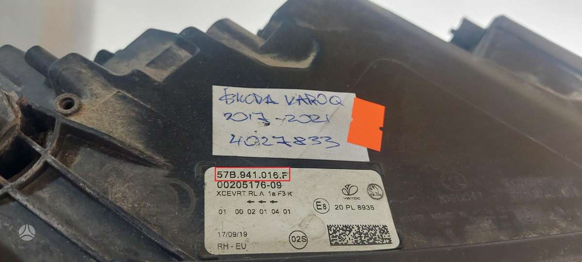 Skoda Karoq, 57B941016F, Cen22845
