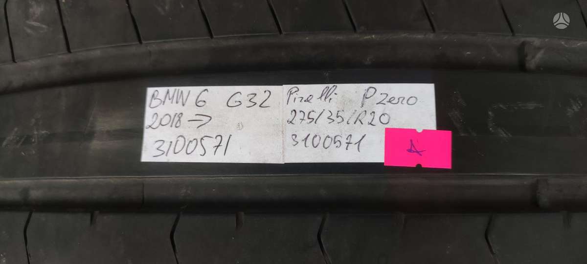 Pirelli P Zero, vasarinės 275/35 R20