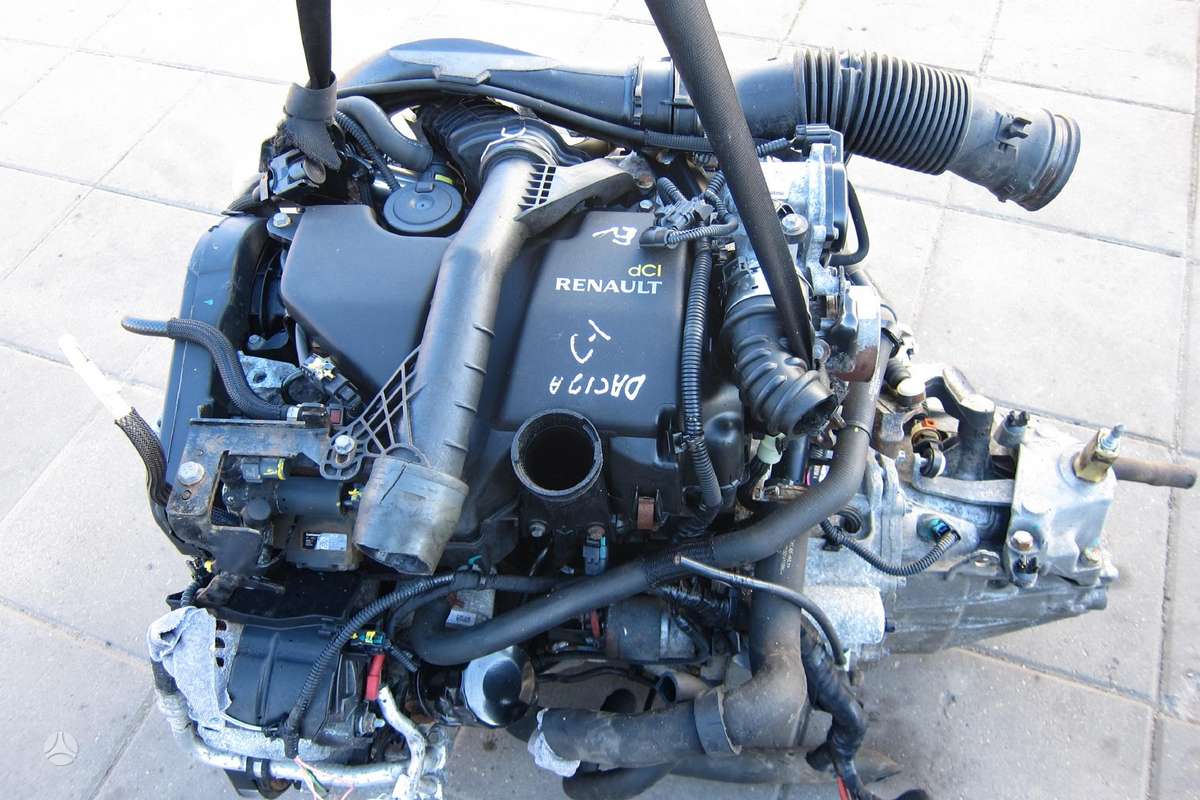 Dacia Duster Variklio kodas k9k 858