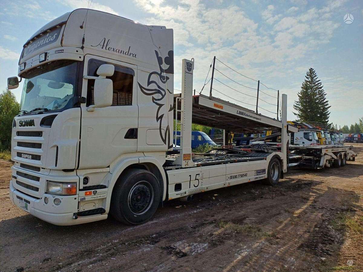 Scania R420 + Rolfo 2004, автовозы