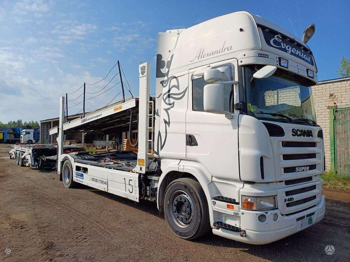 Scania R420 + Rolfo 2004, автовозы