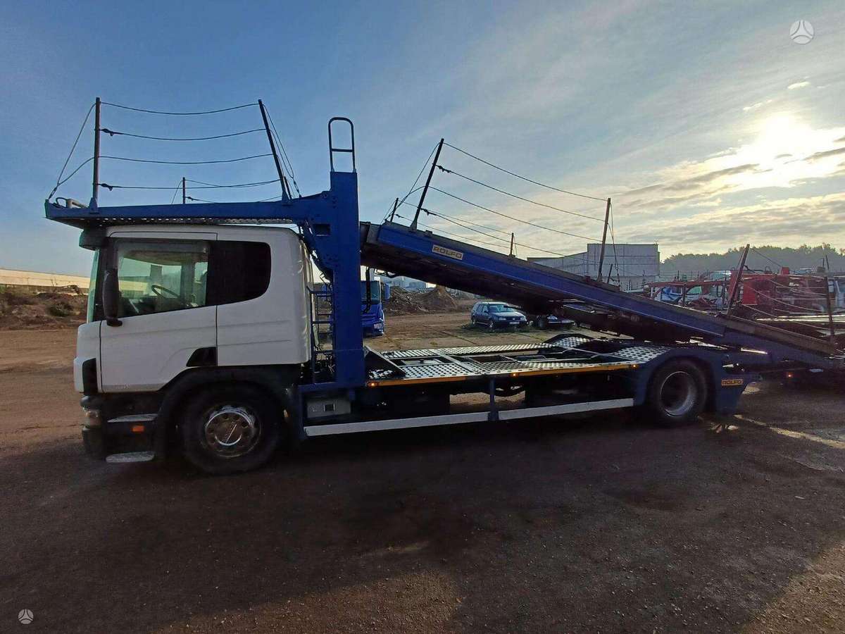 Scania P420 + ROLFO 2002, auto vedēji