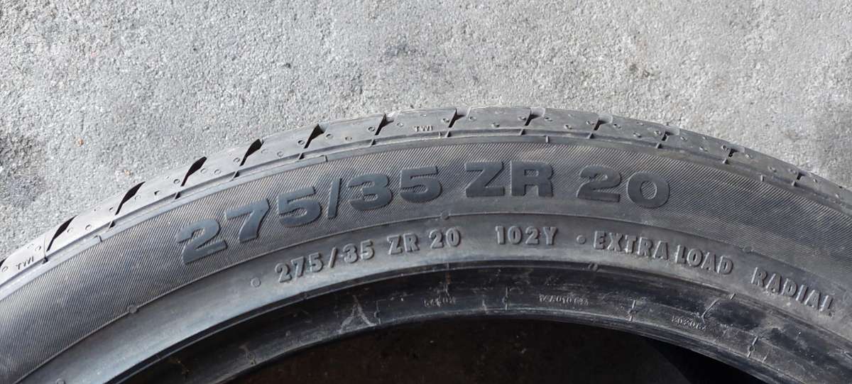 Continental, летние 275/35 R20