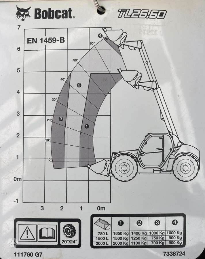 Bobcat T40.180SLPB, telescopic handler
