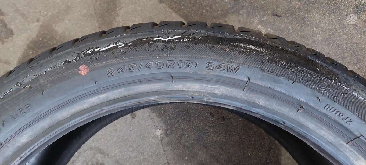 Bridgestone, летние 245/40 R19