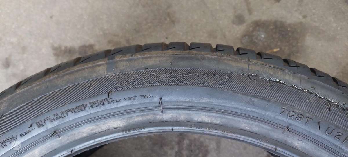 Bridgestone, летние 245/40 R19