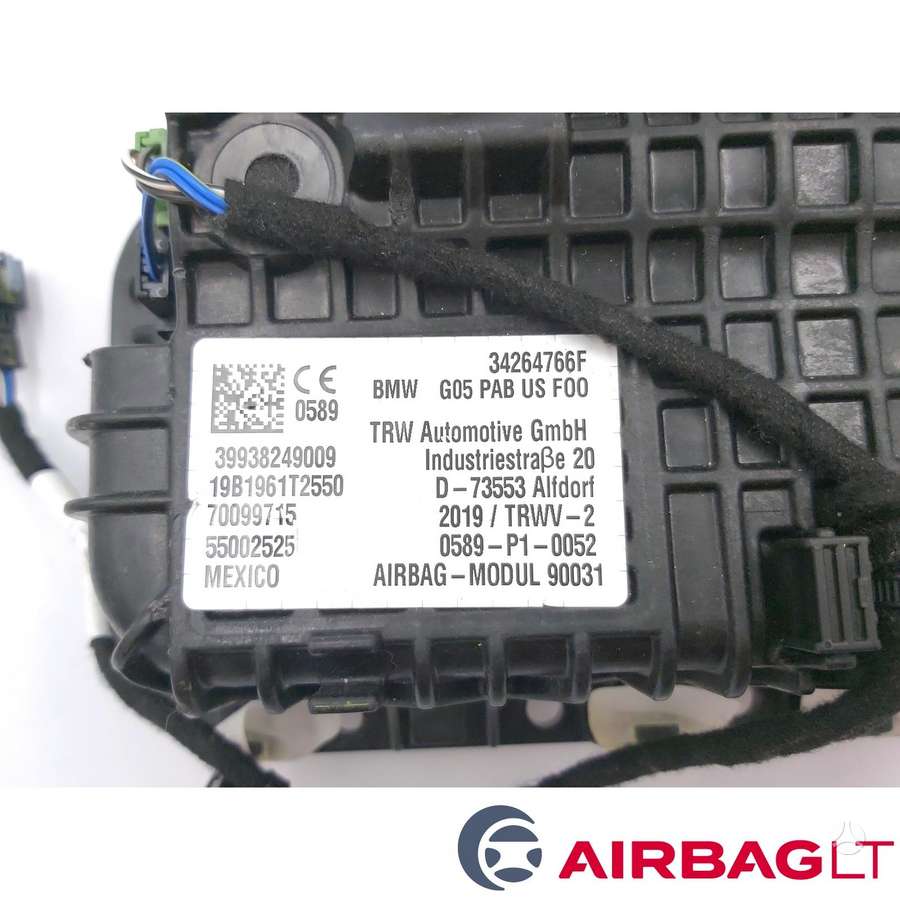 BMW X5, 70099715, airbags