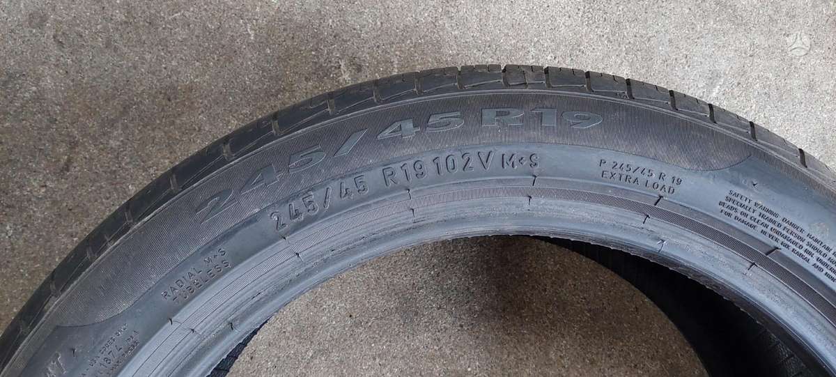 Pirelli, всесезонные 245/45 R19