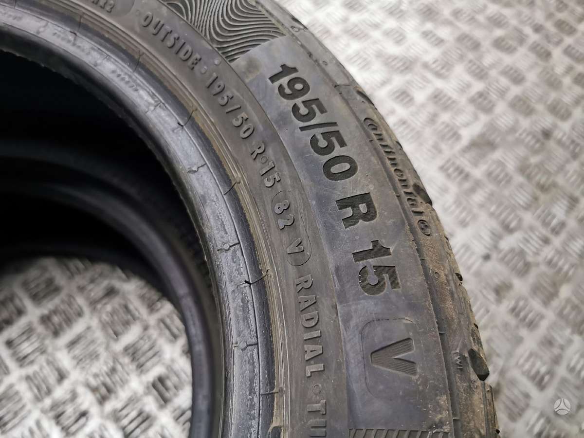Continental, vasarinės 195/50 R15