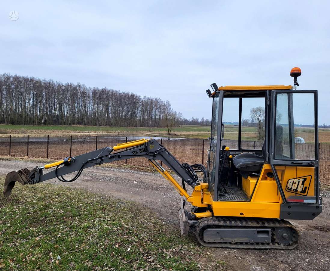 JCB 801.4, mini ekskavatoriai