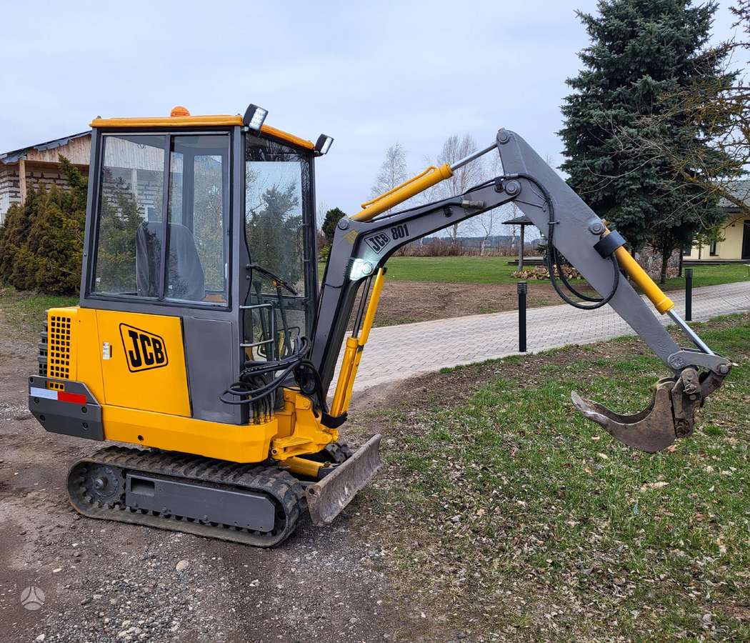 JCB 801.4, mini ekskavatoriai