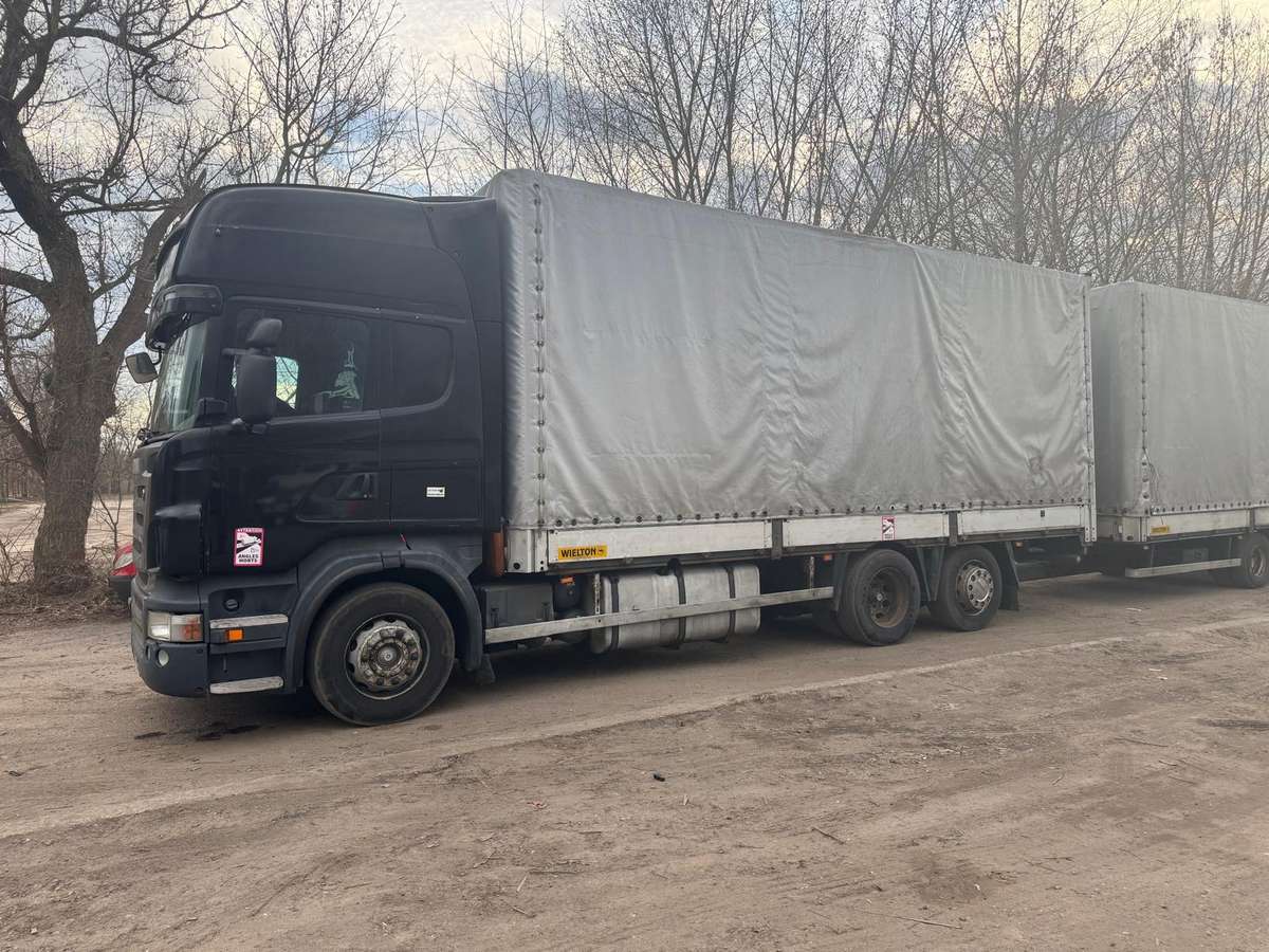 Scania R470, бортовые с тентом
