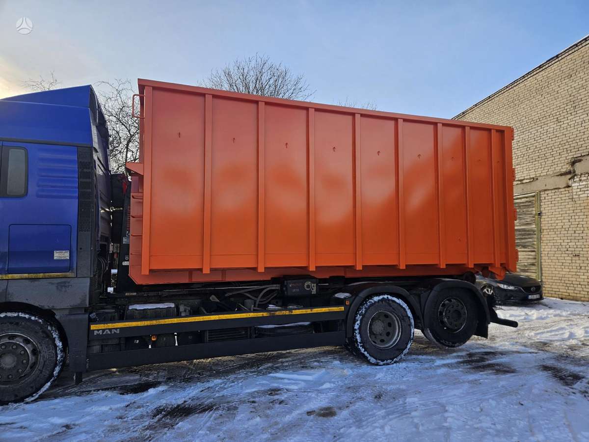 -Kita- Kabliu užtraukiama platforma, waste containers