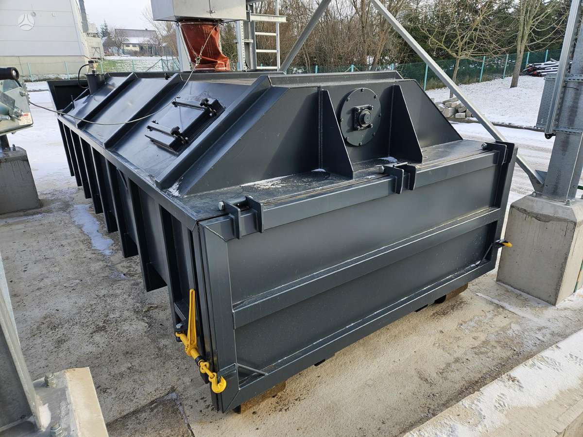 -Kita- Kabliu užtraukiama platforma, waste containers