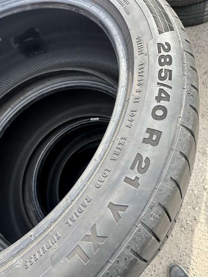 Continental, summer 285/40 R21