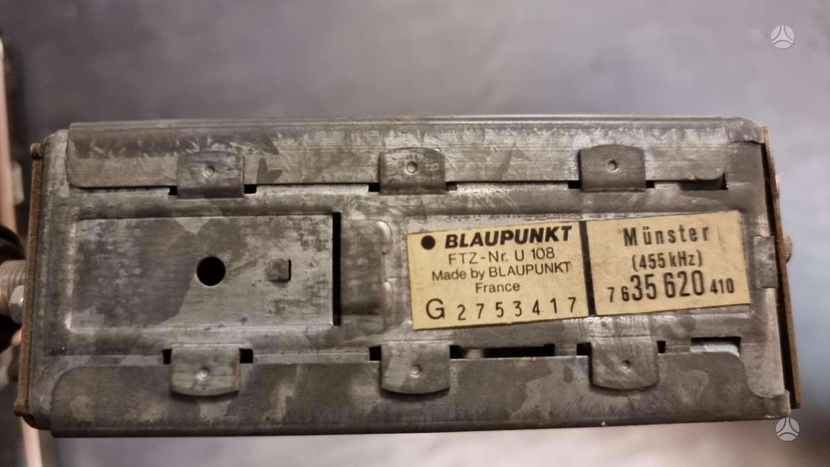 Blaupunkt 1975 metų gamybos, radios