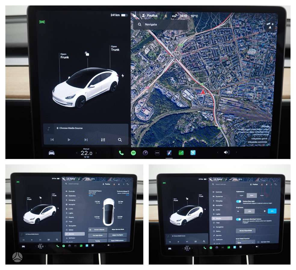Tesla Model 3, 54 kWh, sedanas