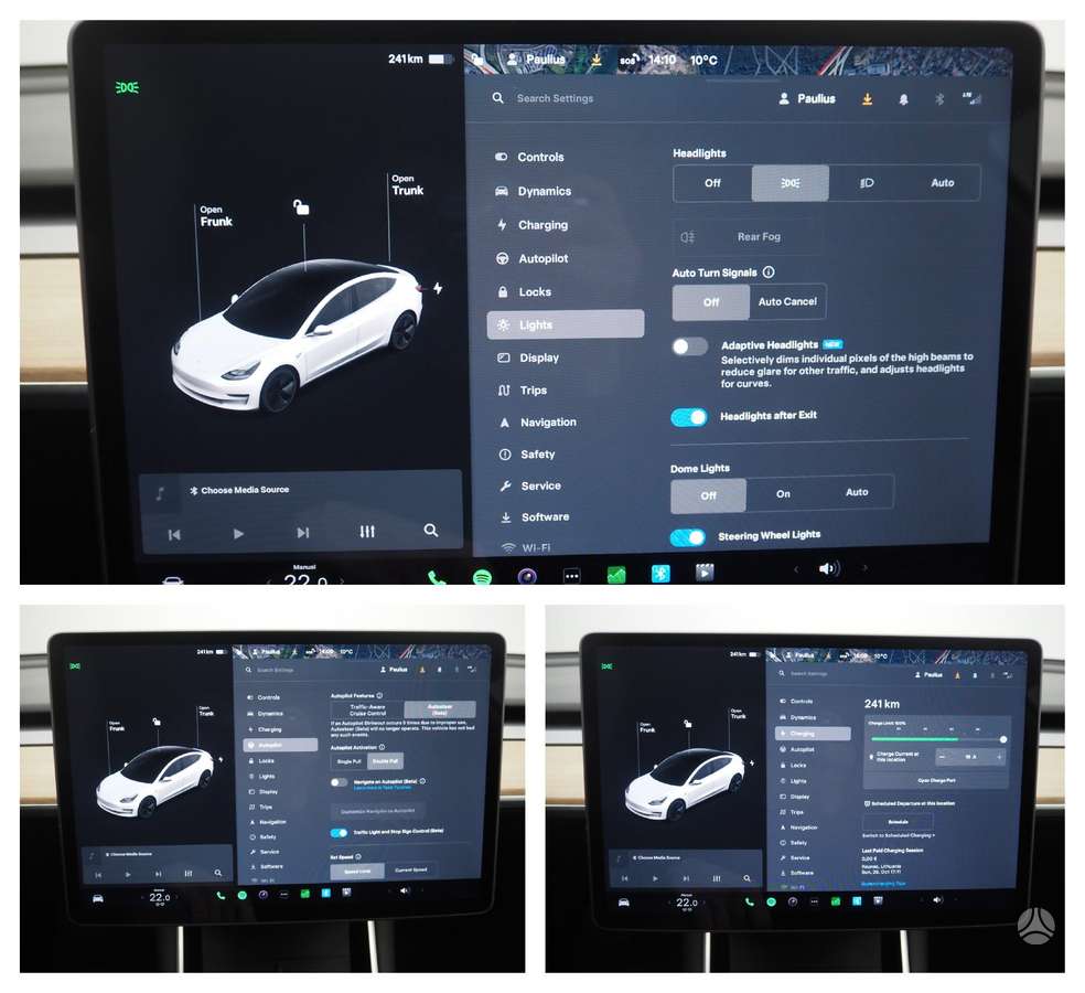 Tesla Model 3, 54 kWh, sedanas