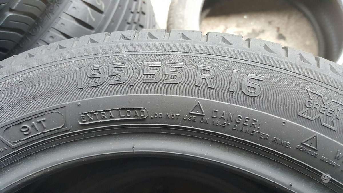 Michelin , GoodYear, Continental, summer 195/55 R16