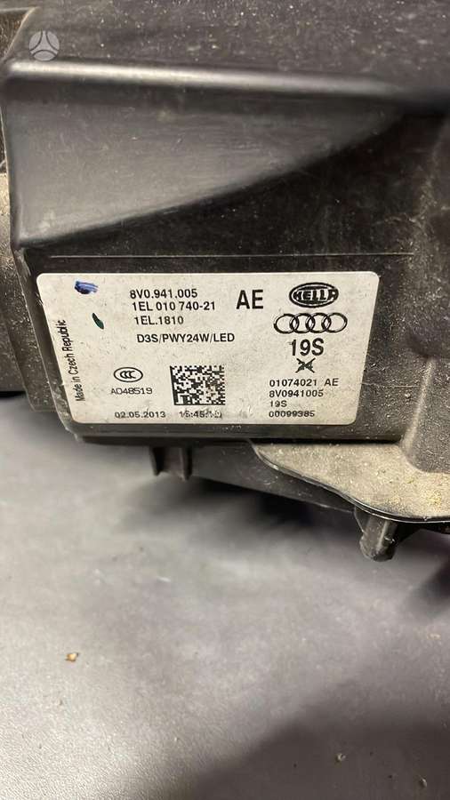 Audi A3, 8V0.941.005, lights
