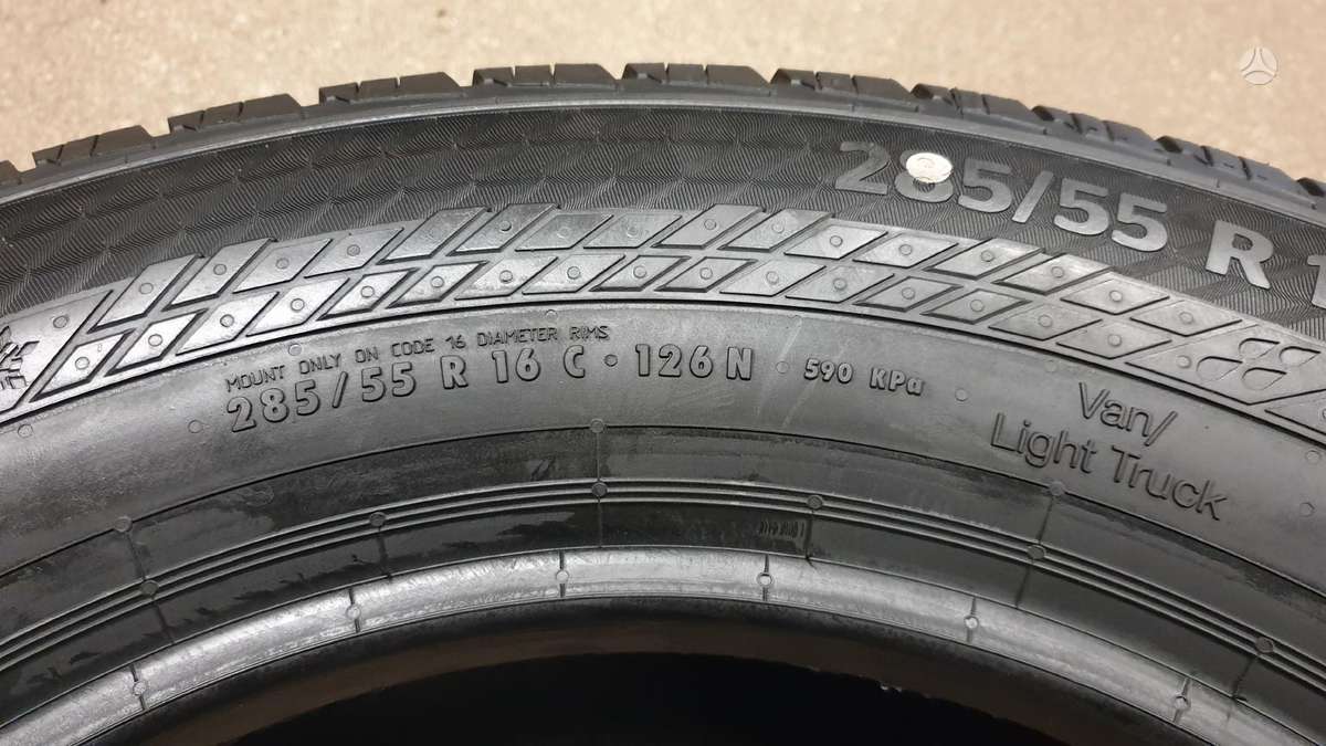 Continental Van Contact A/S apie 9mm, всесезонные 285/55 R16