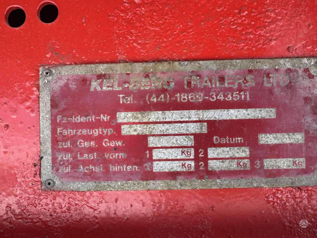Kel-Berg Z40-B30, custom trailer / semi-trailer
