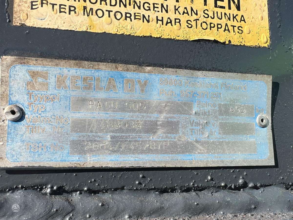 Kesla Patu 505, forestry trailers (self-loading)