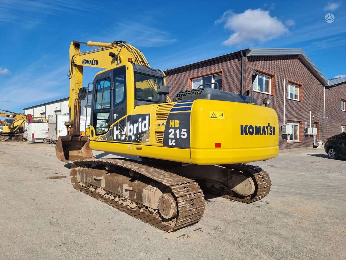 Komatsu HB 215 LC-1 Hybrid, ekskavatoriai