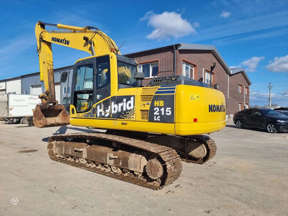 Komatsu HB 215 LC-1 Hybrid, ekskavatoriai