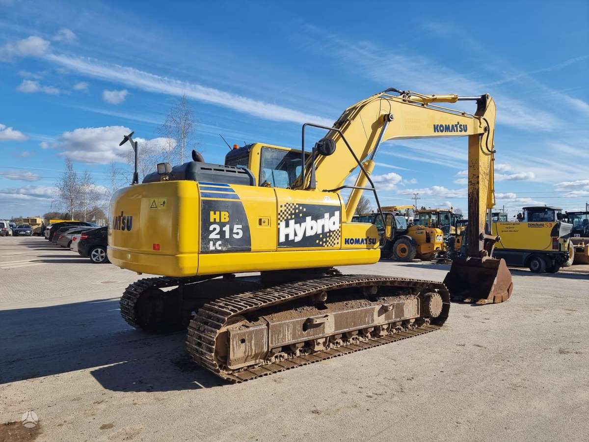 Komatsu HB 215 LC-1 Hybrid, ekskavatoriai