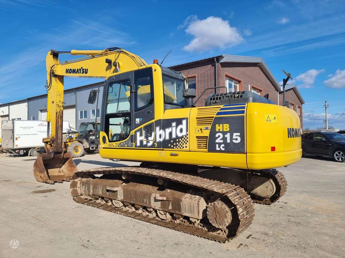 Komatsu HB 215 LC-1 Hybrid, ekskavatoriai