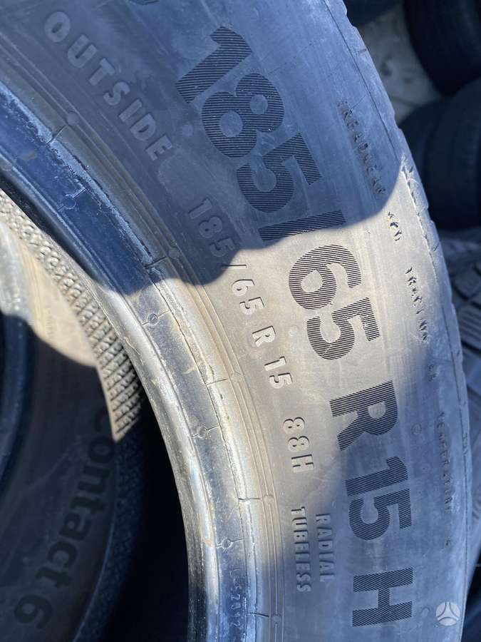Continental EcoContact6, summer 185/65 R15