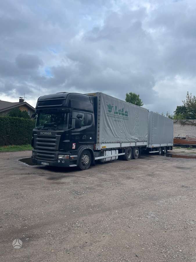 Scania R470, бортовые с тентом