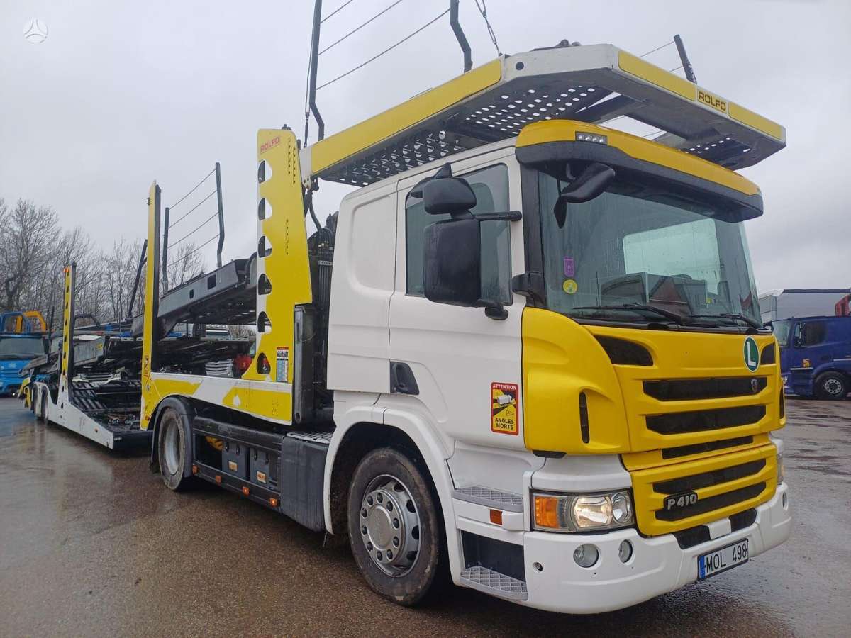 Scania P410 + Rolfo 2014, автовозы