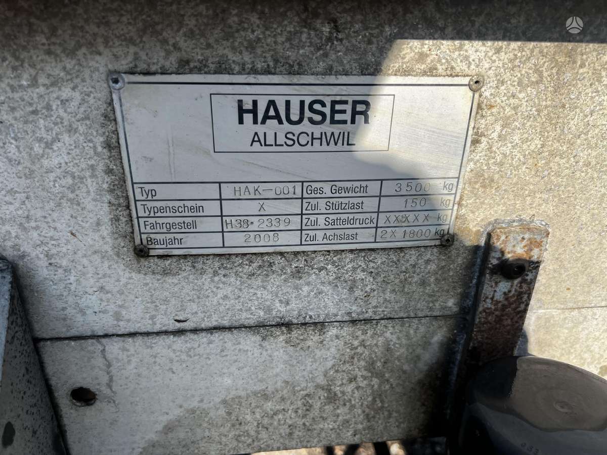 -Kita- Hauser Hak-001, passenger car trailers