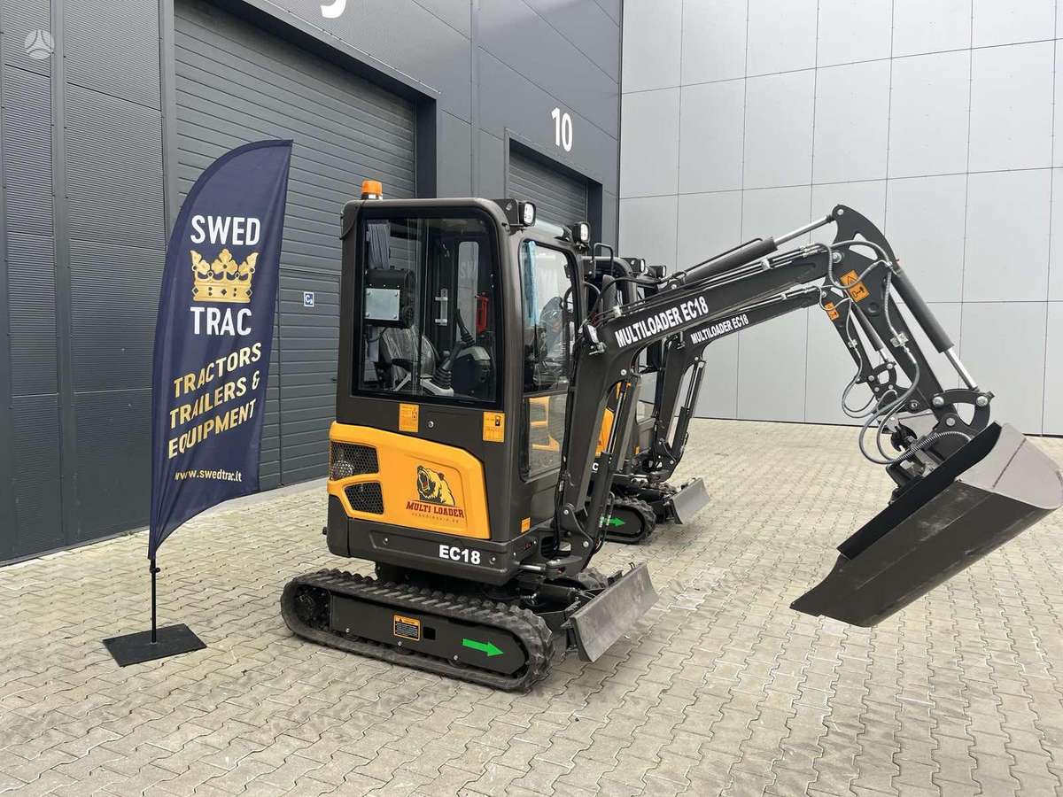 MULTILOADER EC18, мини-экскаваторы